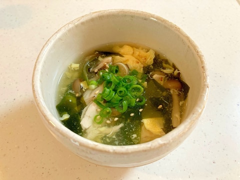 捨てないで!ささみの茹で汁で卵スープ